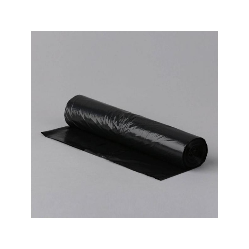 Prügikott 100L (700x1100), must, 25tk rullis, kastis 10 rulli.
